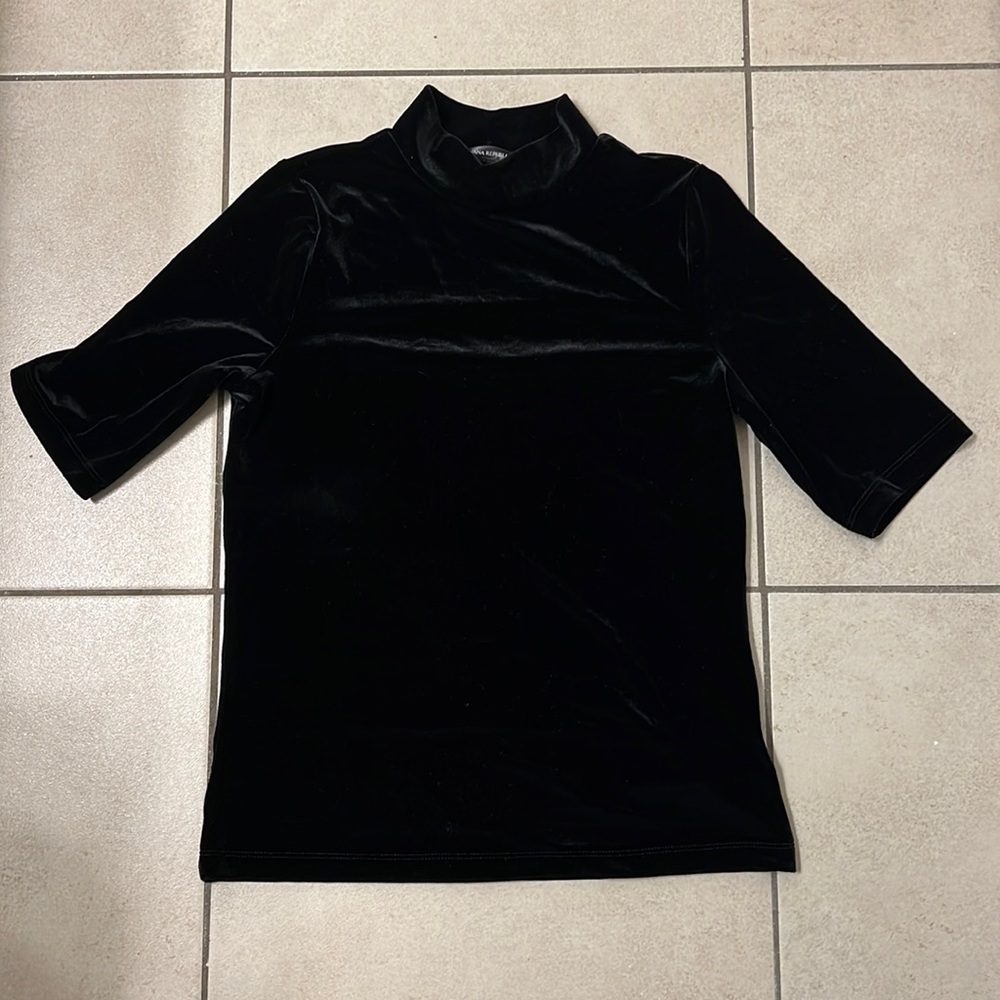 Banana Republic velvet shirt